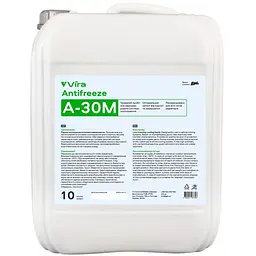Антифриз VIRA А-30М -30 °С зелена 10 кг (VI0062)