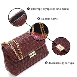 Модна жіноча сумка Vintage 18712 коричнева - мініатюра 4