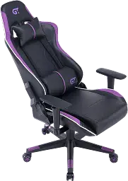 Геймерське крісло GT Racer чорне з фіолетовим (X-2528 Black/Purple) - мініатюра 8