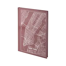 Канцелярська книга Axent Maps New York А4 у твердій обкладінці 96 аркушів у клітинку (8422-543-A) - мініатюра 3