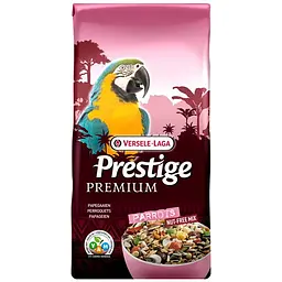 Повнораціонний корм для великих папуг Versele-Laga Prestige Premium Parrots Верселе-лага Преміум 15 кг (219157)