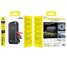 Пусковий пристрій (бустер) для автомобіля Baseus PrimeTrip VJ1 Jump Starter 12000 mAh (C01194) Black - мініатюра 6