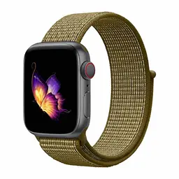 Ремінець Universal Nylon Apple Watch 49/Watch 45/Watch 44/Watch 42mm Olive Flak (37189_3610650)