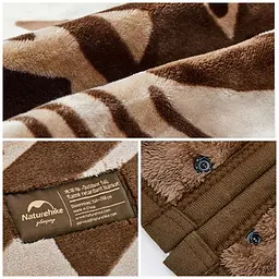Ковдра вогнетривка Naturehike CNH22JU017 бежева з малюнком - мініатюра 4