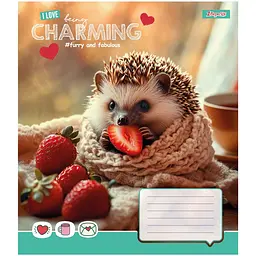 Зошит 1 вересня Charming А5, 18 аркушів в лінію (768186)  