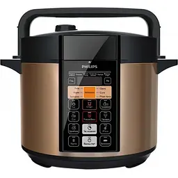 Мультиварка-скороварка Philips Daily Collection 1000 Вт чорна (HD2139/40) - мініатюра 2