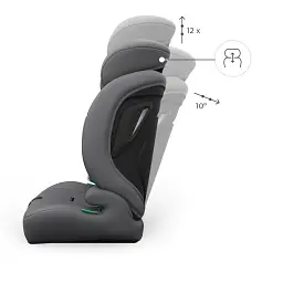 Автокрісло Kinderkraft Comfort Up 2 Plus i-Size Grey (KCCOUP02GRYPL00) - мініатюра 5