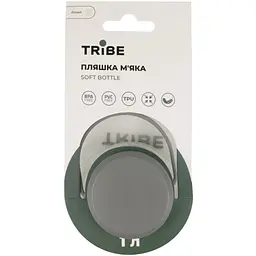 Пляшка для води Tribe Soft Bottle 1 л TPU м'яка crystal-white (T-FE-0023-crystal-white) - мініатюра 4