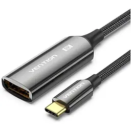 Кабель мультимедійний USB-C to DisplayPort M 0.25m 8K black Vention (CRGBC)