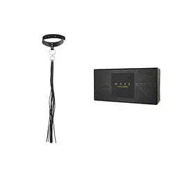 Чокер Bijoux Indiscrets MAZE — Tassel Chocker Black - мініатюра 2