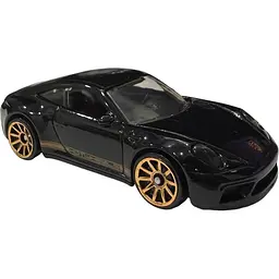 Базова машинка Hot Wheels Factory Fresh Porsche 911 Carrera T чорна (5785) JJK80-N521 - мініатюра 2