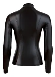 Топ Cottelli Party Long Sleeve Zip, XL (чорний) - мініатюра 5