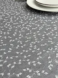 Скатертина столова Ecotton DUCK 150х170 см водовідштовхувальна сірий (V 11/ Grey) (25034) - мініатюра 5