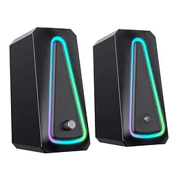 Стерео колонки ігрові HAVIT HV-SK208 PRO USB RGB Black HAVIT (28646-000) - мініатюра 5