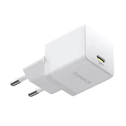 МЗП Baseus Palm Fast Charger 30W (1USB-C) + кабель Type-C to Type-C (P10111605113-01) Moon White - мініатюра 2