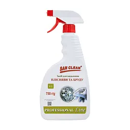 Спрей для чищення ванн San Clean Professional Line для видалення плісняви та бруду 750 г (4820003544211)