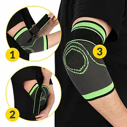 Фіксатор (бандаж) для ліктьового суглоба 4FIZJO Flex 1 шт Size L (P-5905973407373) - мініатюра 6