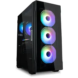 Zalman Корпус I3 Neo TG, без БЖ, 1xUSB3.0, 2xUSB2.0, 4x120mm RGB fans, TG Side/Front Panel, ATX, чорний