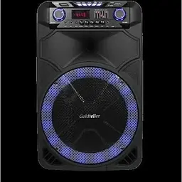 Портативна акустична система валіза Goldteller GT-6023 з функцією мікрофона USB/SD/FM/Bluetooth 80W чорна (GT-6023_5807) - мініатюра 7