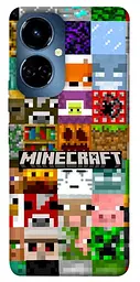 Чохол Demsky Minecraft collage для TECNO Camon 19 (CI6n) / 19 Pro (CI8n)