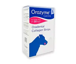 Жувальні смужки Orozyme Орозим для гігієни ротової порожнини собак, L для великих порід від 30 кг 1 смужка - мініатюра 1