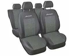 Чохли для сидінь модельні Daewoo Lanos Sens комплект Сірі - чорні