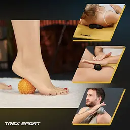 Набір масажних м'ячів Trex Sport TX-005MSC 5в1 для йоги та фітнесу EPP - мініатюра 10