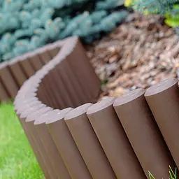 Паркан декоративний Prosperplast Palisada, коричневий, 2.7 м - мініатюра 3