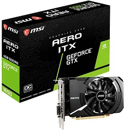 Відеокарта MSI GTX 1650 4Gb D6 AERO ITX (GTX 1650 D6 AERO ITX V1) (GDDR6, 128 bit, PCI-E 3.0 x16) Б/в - мініатюра 5