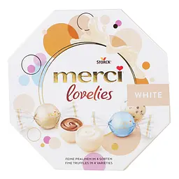 Цукерки Merci Lovelies White 185 г
