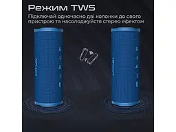 Портативна колонка HiFuture Ripple Blue (ripple.blue.) - мініатюра 3