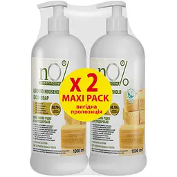 Господарче рідке мило nO% green home ЕКО 2 л (2 пляшки по 1 л)