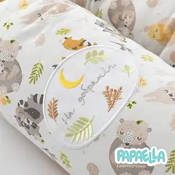Бортик-валик у ліжечко Papaella Обіймашки захисний (8-34533 обіймашки) - мініатюра 13
