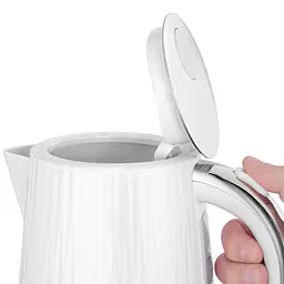 Russell Hobbs Електрочайник Eden, 1.7л, нержавіюча сталь, пластик, білий - мініатюра 3