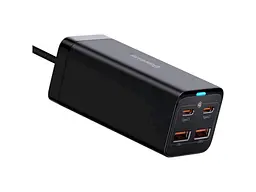 Мережевий зарядний пристрій BASEUS GaN 3 Pro 100 W Black (CCGP000101) - мініатюра 3