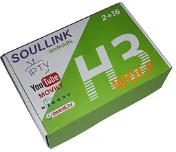 Приставки для цифрового телебачення Soullink Н3 Smart TV 2/16Гб TV-box ОС Android 10 - мініатюра 3