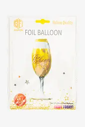 Фольгована кулька БОКАЛ BF05109 Різнокольоровий shop (2000990855091) - мініатюра 1