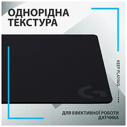Килимок для мишки Logitech G440 Gaming Mouse Pad Black (943-000792) - мініатюра 3