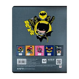 Зошит Kite DC Comics 12 аркушів, лінія (DC24-234), в асортименті - мініатюра 6