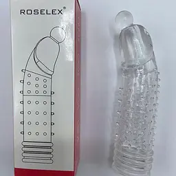 Високоякісна насадка на пеніс Roselex Сірий K000108 - мініатюра 3