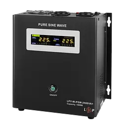 ДБЖ з правильною синусоїдою 24V LPY-W-PSW-2500VA+(1800Вт)10A/20A - мініатюра 2