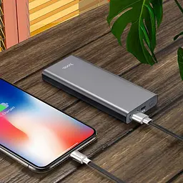 Додаткова батарея Hoco B40 (7000mAh) Metal Grey - мініатюра 5