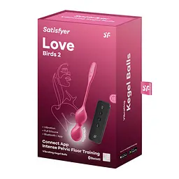 Вагінальні кульки Satisfyer Love Birds 2, 22.2 см, рожевий - мініатюра 5