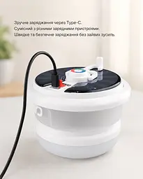 Кемпінговий ліхтар BL YX669 із сонячною батареєю та вбудованою LED стрічкою RGB 10 м - мініатюра 5