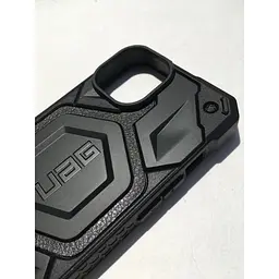 Оригінальний протиударний чохол UAG Monarch MagSafe для iPhone 13 / 14 (6.1") Black Leather (114028114040) - мініатюра 4