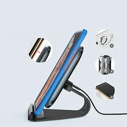 Бездротовий зарядний пристрій ColorWay Wireless Stand 10W Blue (CW-CHW30Q-BL) - мініатюра 4