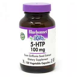 Амінокислота 5-HTP 100 mg, 120 капсул Bluebonnet Nutrition fit0018945 - мініатюра 1