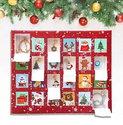 Календар Адвент Merry Christmas Набір для створення прикрас з браслетами в стилі Pandora - мініатюра 4