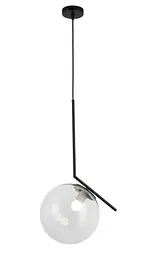 Світильник люстра підвісна в стилі лофт куля Levistella 9163816-1 BK+CL