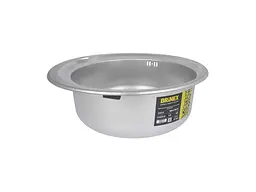 Мийка врізна Brinex 510x510х180мм 1 510-D, Micro Decor 0,8мм BRIN510MDEC08 - мініатюра 4